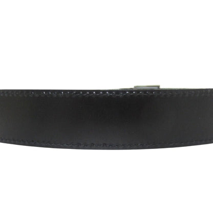 Gucci GG Jacquard Reversible Leather Belt 90 36 Black