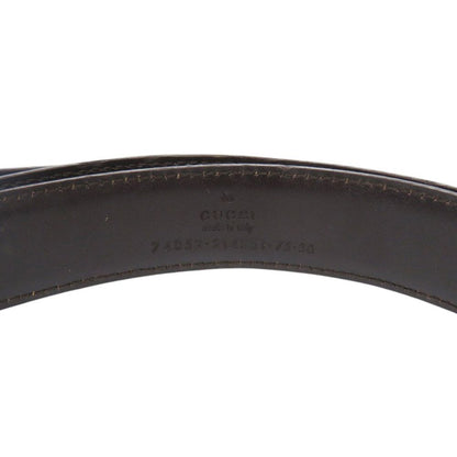 Gucci Interlocking Leather Beige Belt