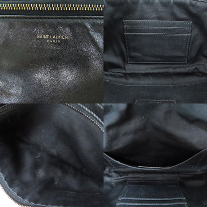 Saint Laurent Paris Leather Belt Bag Black