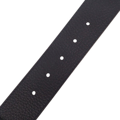 Louis Vuitton LV Optic 40 mm Belt Taurillon Leather Navy Brown Silver