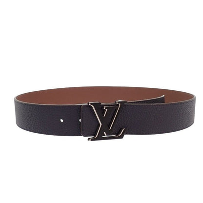 Louis Vuitton LV Optic 40 mm Belt Taurillon Leather Navy Brown Silver