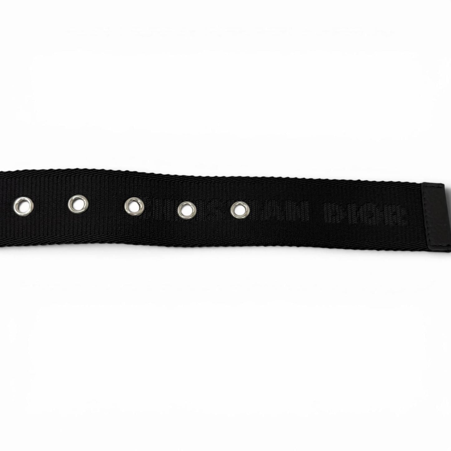 Dior Homme Logo Silver Pin Buckle Belt Black Recommended