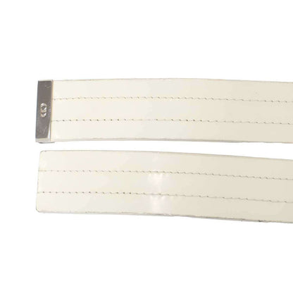 Dior Homme Leather Belt White 90