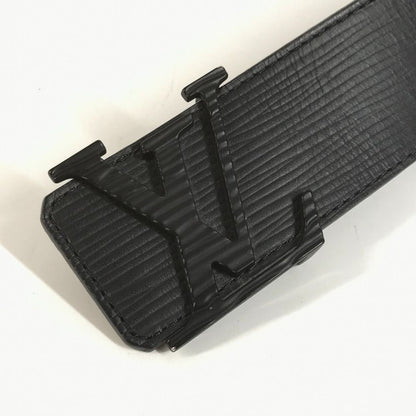 Louis Vuitton Belt Ceinture LV Initial Epi Leather Noir Black
