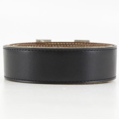 Hermes Belt 85 Reversible Calf Black Brown