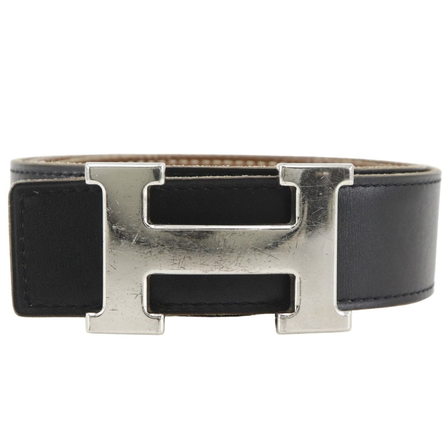 Hermes Belt 85 Reversible Calf Black Brown