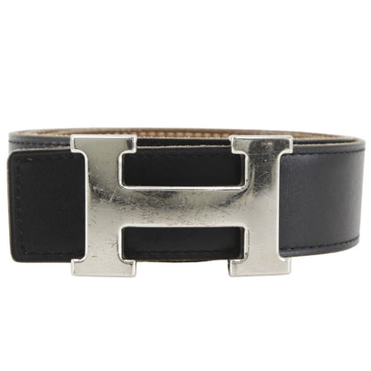 Hermes Belt 85 Reversible Calf Black Brown