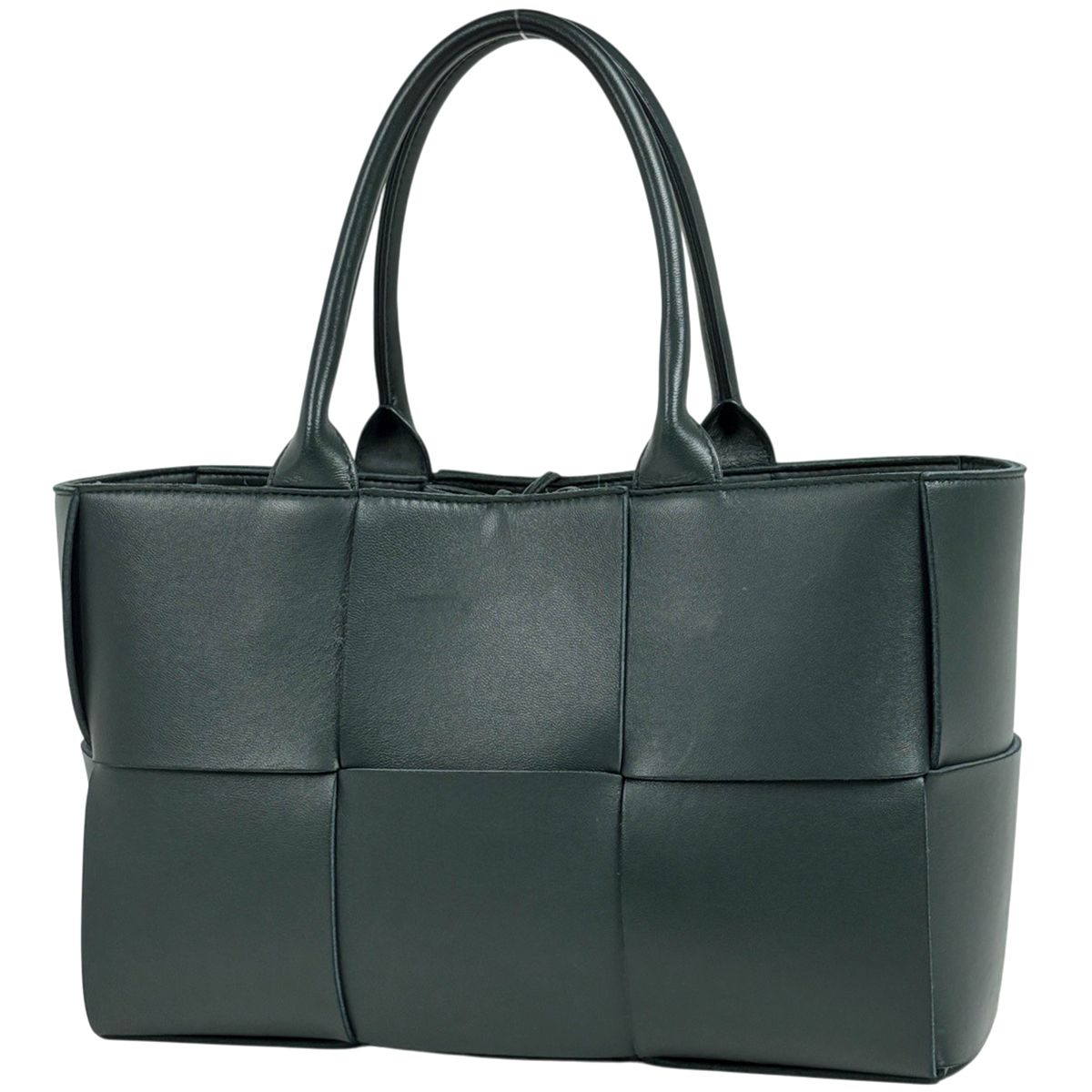 Bottega Veneta Arco Tote Bag Maxi Intrecciato Leather Green