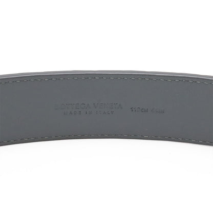 Bottega Veneta Intrecciato Belt Leather Gray