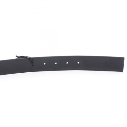 Fendi Belt Round FF Reversible Black Leather
