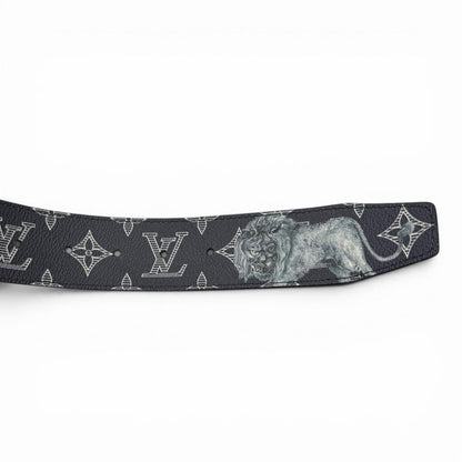 Louis Vuitton Ceinture Reverso Leather Chapman Brazza Monogram Savannah Belt