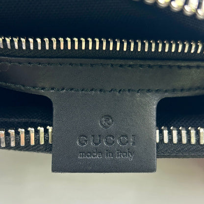 Gucci Soft GG Supreme Sherry Line Leather Dark Gray Black Multicolor Belt Bag