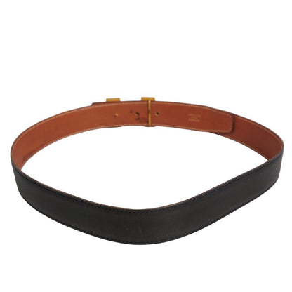 Hermes Vintage 96 Belt Leather Logo