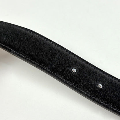 Hermes Constance Reversible Belt Leather Black Brown