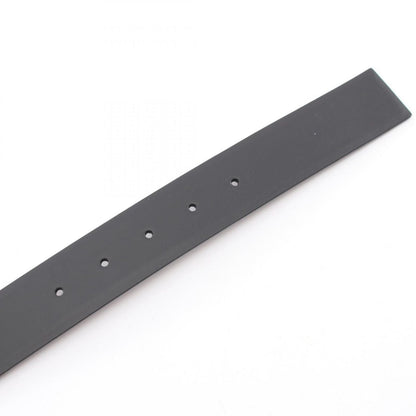Fendi Belt Round FF Zucca Reversible Black Brown Leather