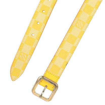 Louis Vuitton Ceinture Tresor Damier Leather Belt 90