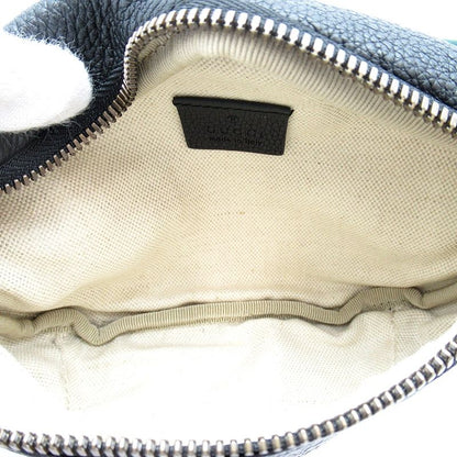 Gucci Logo Printed Small Belt Bag Leather Black