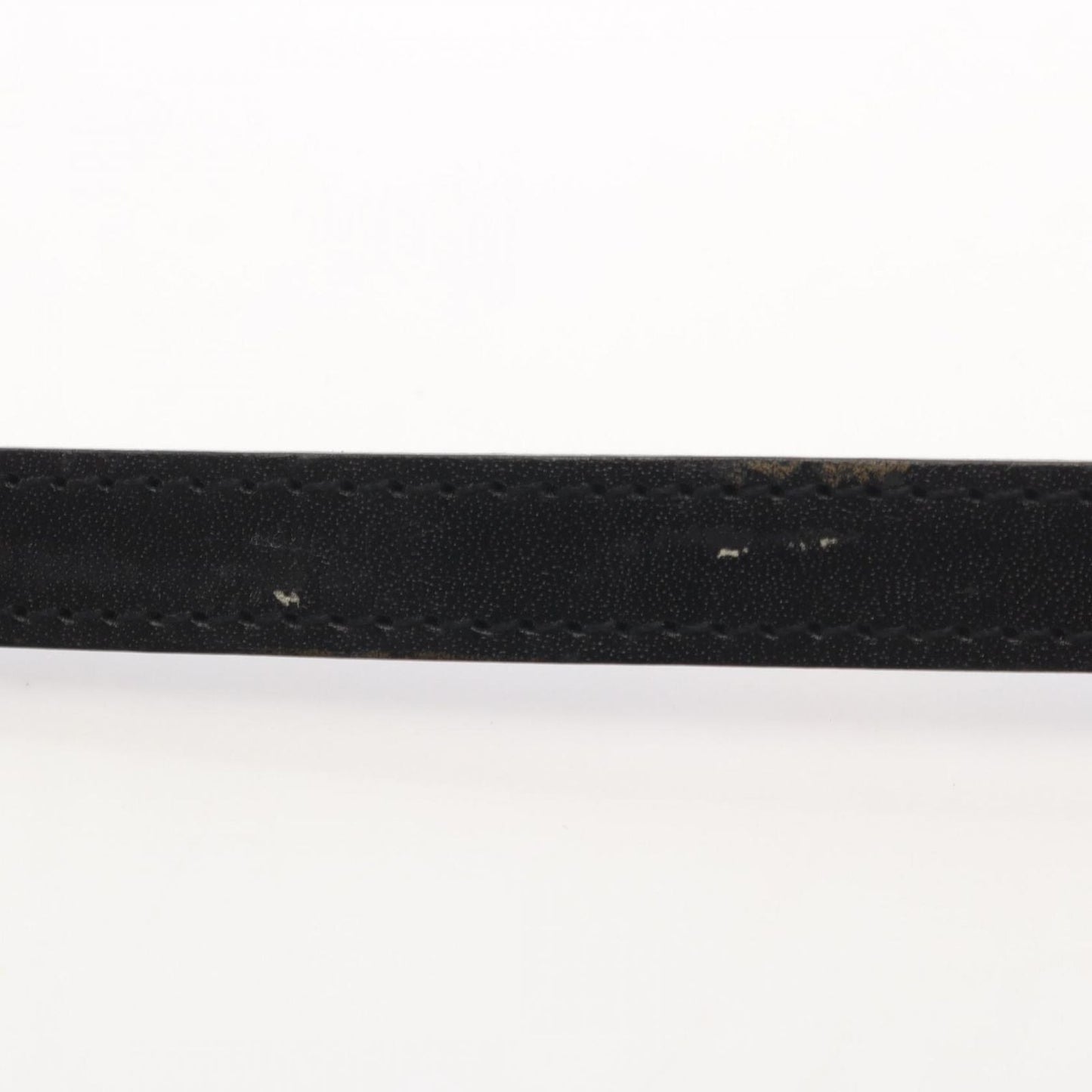 Chanel Belt Logo Plate Leather