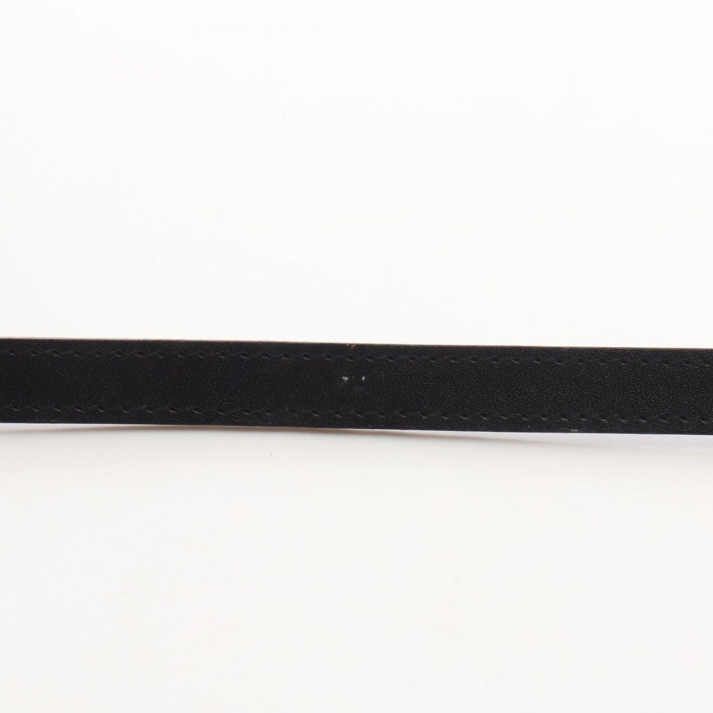 Chanel Belt Logo Plate Leather