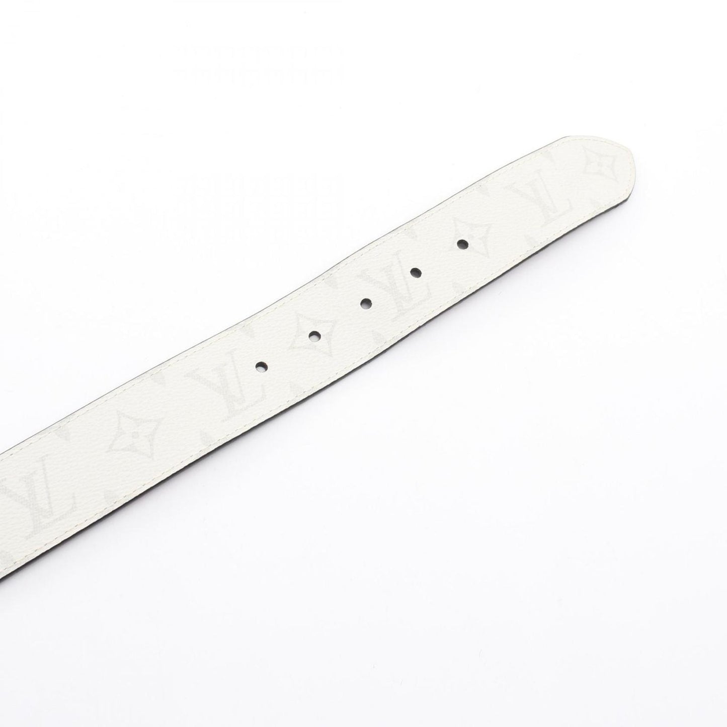 Louis Vuitton Belt Ceinture Reverso 40 Monogram Silver Reversible Leather