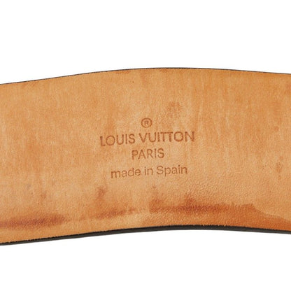 Louis Vuitton Utah Ceinture Aventure Belt 100 40 Dark Brown Leather