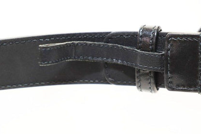 Gucci GG Marmont Belt 85 34 Leather Black All Over Pattern Aa