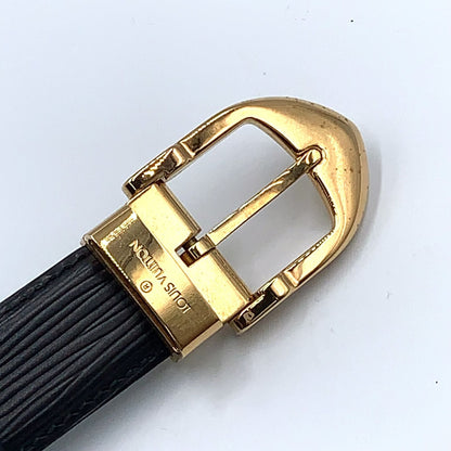 Louis Vuitton Ceinture Classic Epi Unknown Leather Black Belt Gold