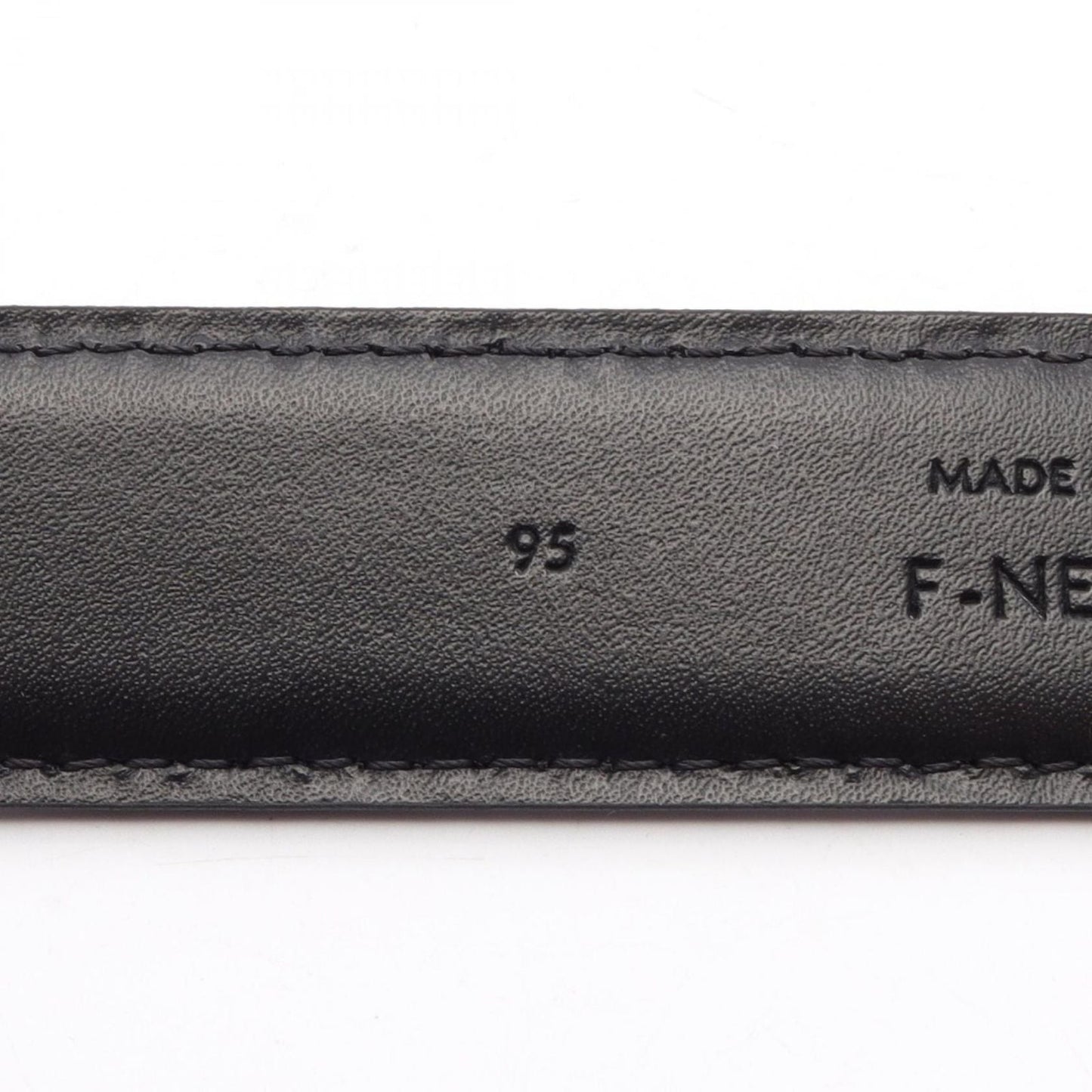 Celine Belt Triomphe 25 Silver Leather