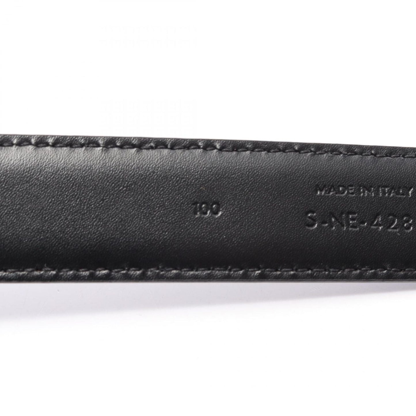 Celine Belt Triomphe 25 Silver Leather