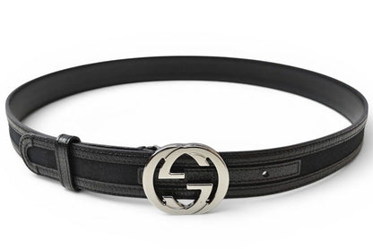 Gucci Belt GG Buckle Black 90