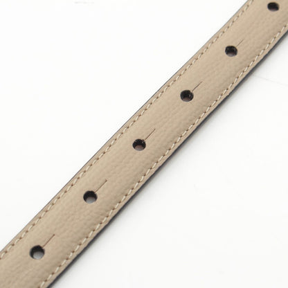 Loewe Anagram Buckle Belt Beige Gold 70