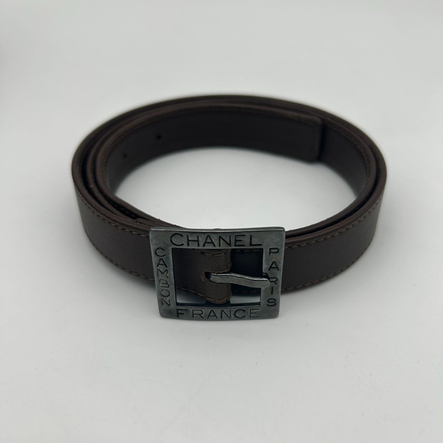Chanel Belt Leather Black