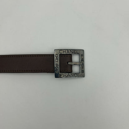 Chanel Belt Leather Black