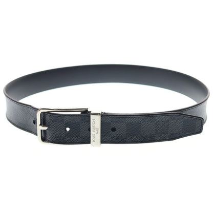 Louis Vuitton Ceinture Pont Neuf Leather Belt Black