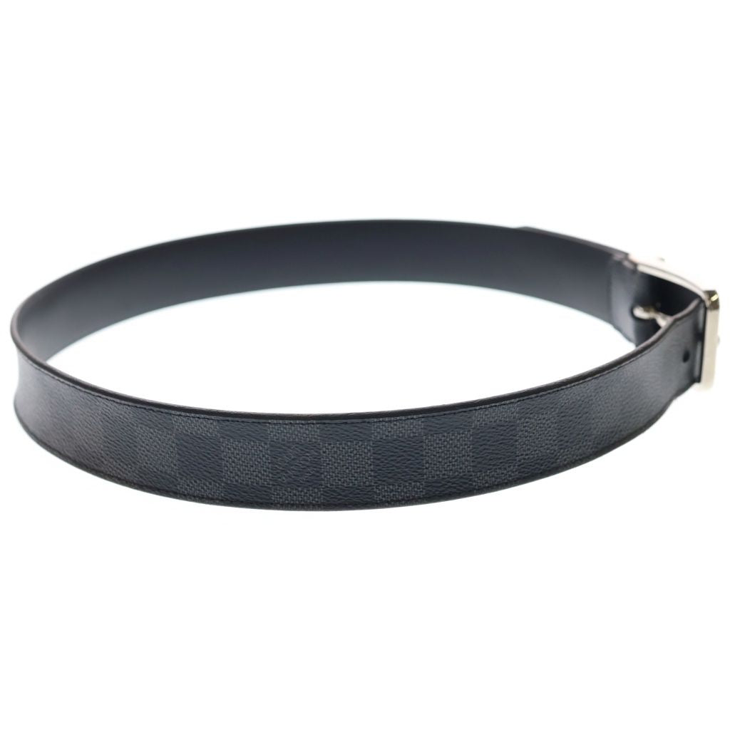 Louis Vuitton Ceinture Pont Neuf Leather Belt Black