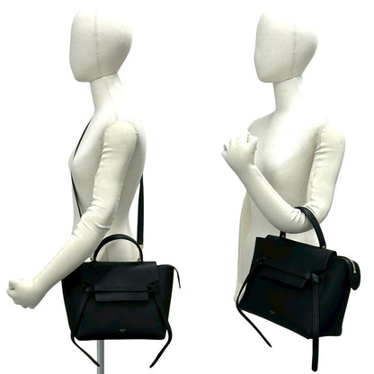 Celine Belt Bag Micro Leather 2-Way Black