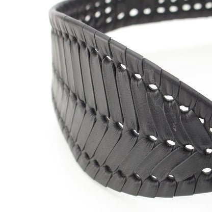 Dior Leather Logo Belt Black 70