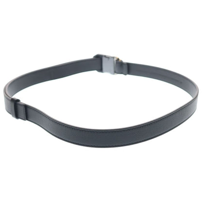 Dior Logo Buckle Leather Belt Black