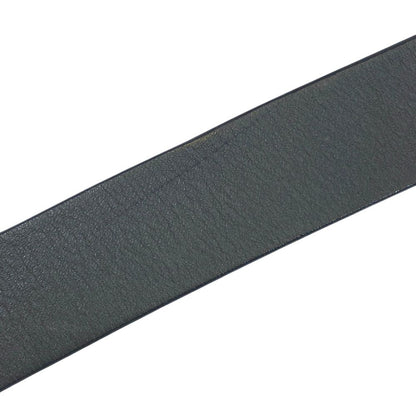 Fendi FF Logo Buckle Belt Leather Gray Practical