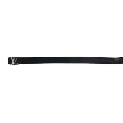 Louis Vuitton Belt Ceinture Initial Leather Black