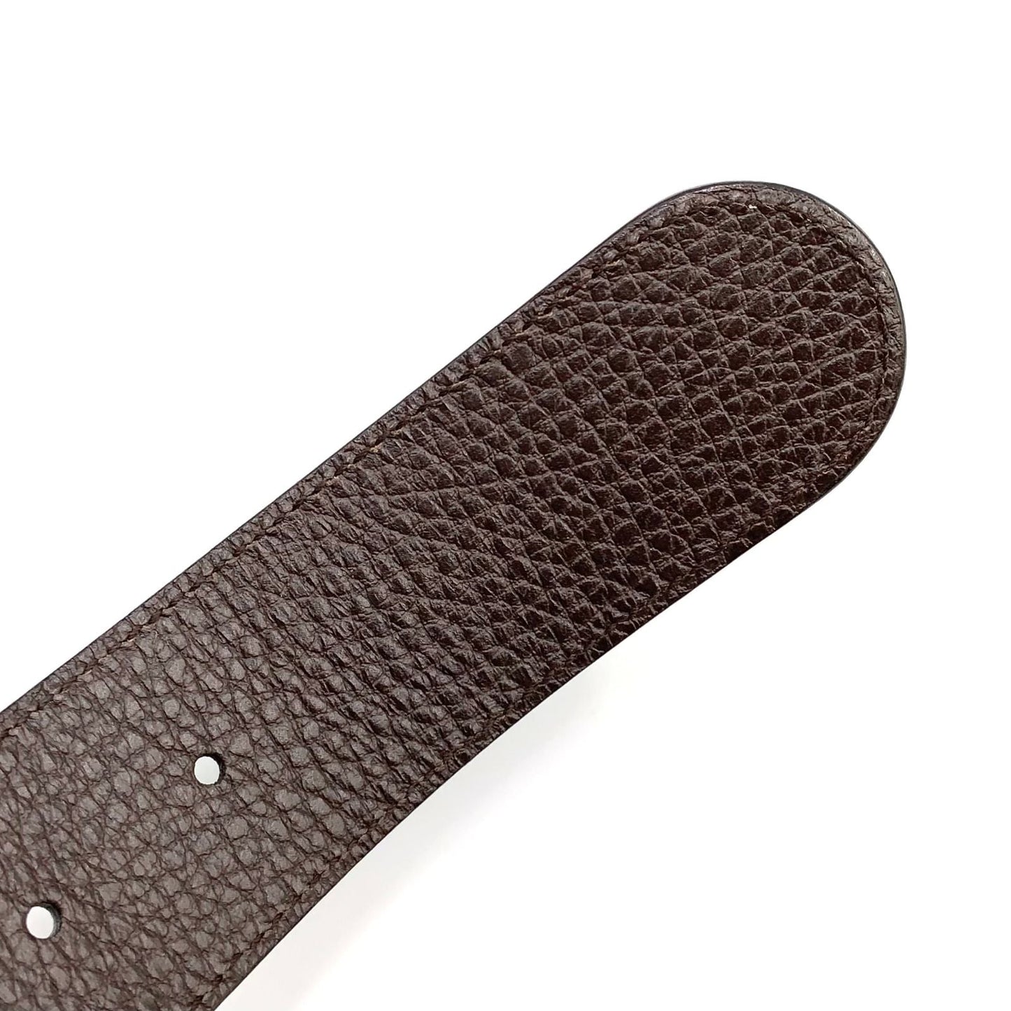Gucci Interlocking Leather Black Belt Gold
