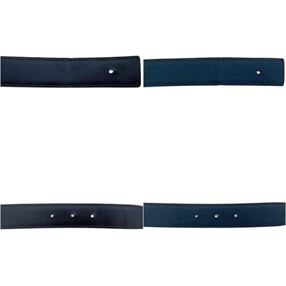 Hermes Belt Navy Blue Waist 88 30 Box Calf Taurillon Clemence