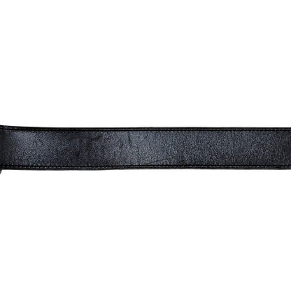 Hermes Belt Black Brown Cape Cod Waist 89 30 Box Calf Taurillon Clemence Leather