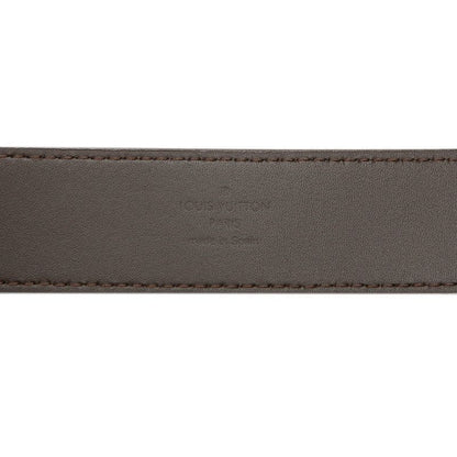 Louis Vuitton 95 36 Navy Brown Leather Belt