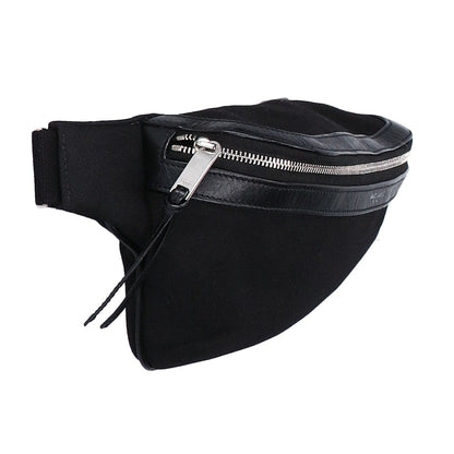 Saint Laurent Paris Canvas Leather Belt Bag
