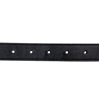 Gucci Belt GG Marmont Torchon Leather Black
