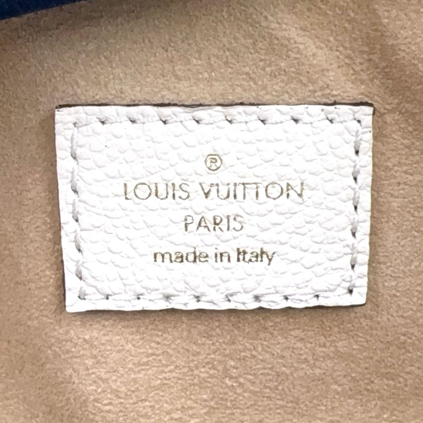 Louis Vuitton Mini Bum Monogram Empreinte Leather Ivory Belt Bag Gold