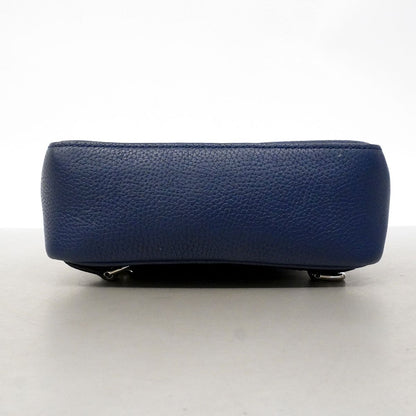 Gucci Belt Bag Jumbo GG Leather Blue Silver