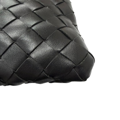 Bottega Veneta Andiamo Leather Intrecciato Messenger Flat Shoulder Bag