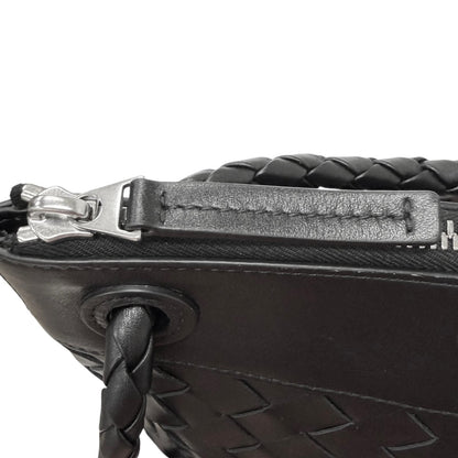 Bottega Veneta Andiamo Leather Intrecciato Messenger Flat Shoulder Bag